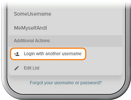 Add Usernames to the Login Dropdown in the SELCO community credit union step 1