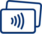 Contactless cards icon